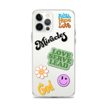 Cargar imagen en el visor de la galería, Clear Case w. Stickers for iPhone® - Miracles Company
