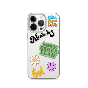 Clear Case w. Stickers for iPhone® - Miracles Company