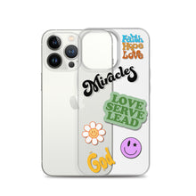 Load image into Gallery viewer, Clear Case w. Stickers for iPhone® - Miracles Company
