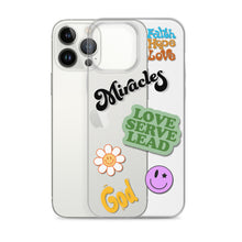 Load image into Gallery viewer, Clear Case w. Stickers for iPhone® - Miracles Company
