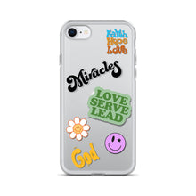 Cargar imagen en el visor de la galería, Clear Case w. Stickers for iPhone® - Miracles Company
